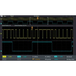 1 pcs - Tektronix TBS2204B TBS2000B Series Digital Bench Oscilloscope, 4 Analogue Channels, 200MHz - UKAS Calibrated