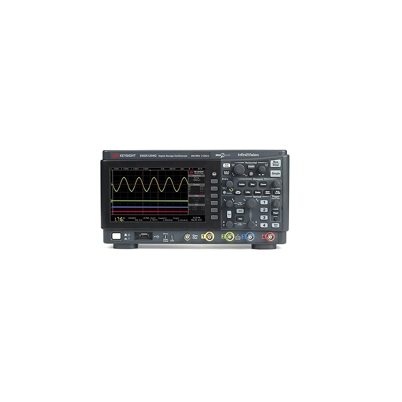 1 pcs - Keysight Technologies DSOX1204G+DSOX1200A-100 InfiniiVision 1000 X Series Digital Bench Oscilloscope, 4 Analogue