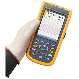 1 pcs - Fluke 125B/UK/S 120B Series Digital Handheld Oscilloscope, 2 Analogue Channels, 40MHz - UKAS Calibrated