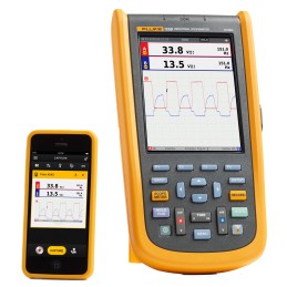 1 pcs - Fluke 125B/UK/S 120B Series Digital Handheld Oscilloscope, 2 Analogue Channels, 40MHz - UKAS Calibrated