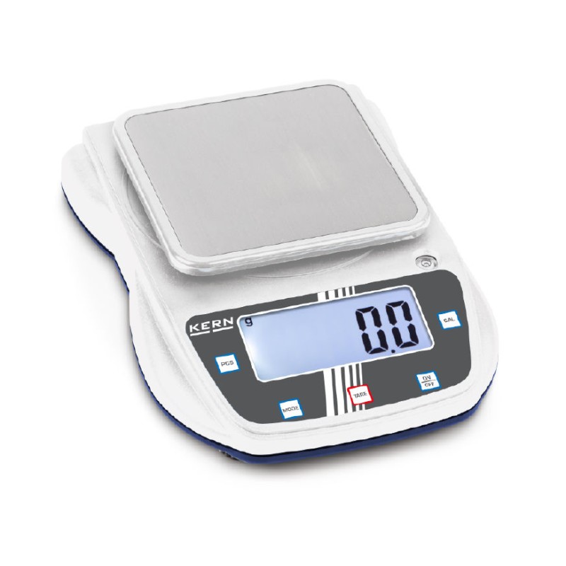 1 pcs - Kern Weighing Scale, 1kg Weight Capacity Type C - European Plug, Type G - British 3-pin, With RS Calibration