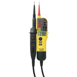1 pcs - Fluke T130, LCD Voltage tester, 690V, Continuity Check, Battery Powered, CAT III 690V