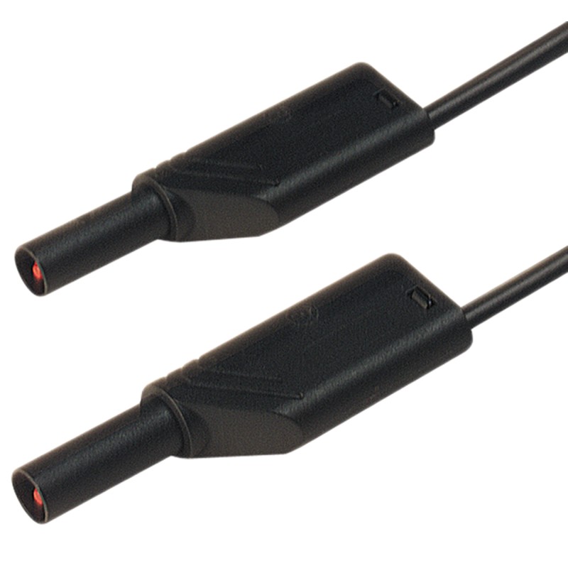 1 pcs - Hirschmann Test & Measurement, 16A, 1000V ac/dc, Black, 1m Lead Length