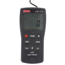 1 pcs - RS PRO ILM1335 Light Meter, 0lx to , ±3 % ± 0.5 Digit %, With RS Calibration