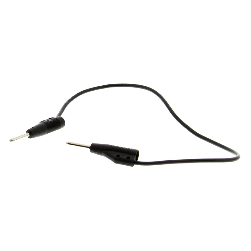 1 pcs - Hirschmann Test & Measurement Test lead, 6A, 60V dc, Black, 25cm Lead Length