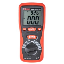 1 pcs - RS PRO RS5500 Insulation Tester, 250V Min, 1000V Max, 2000MΩ Max, CAT III 1000V - RS Calibration