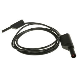 1 pcs - Hirschmann Test & Measurement, 10A, 1000V ac/dc, Black, 1m Lead Length