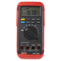 1 pcs - RS PRO IDM106N Handheld Digital Multimeter, True RMS, 10A ac Max, 10A dc Max, 1000V ac Max