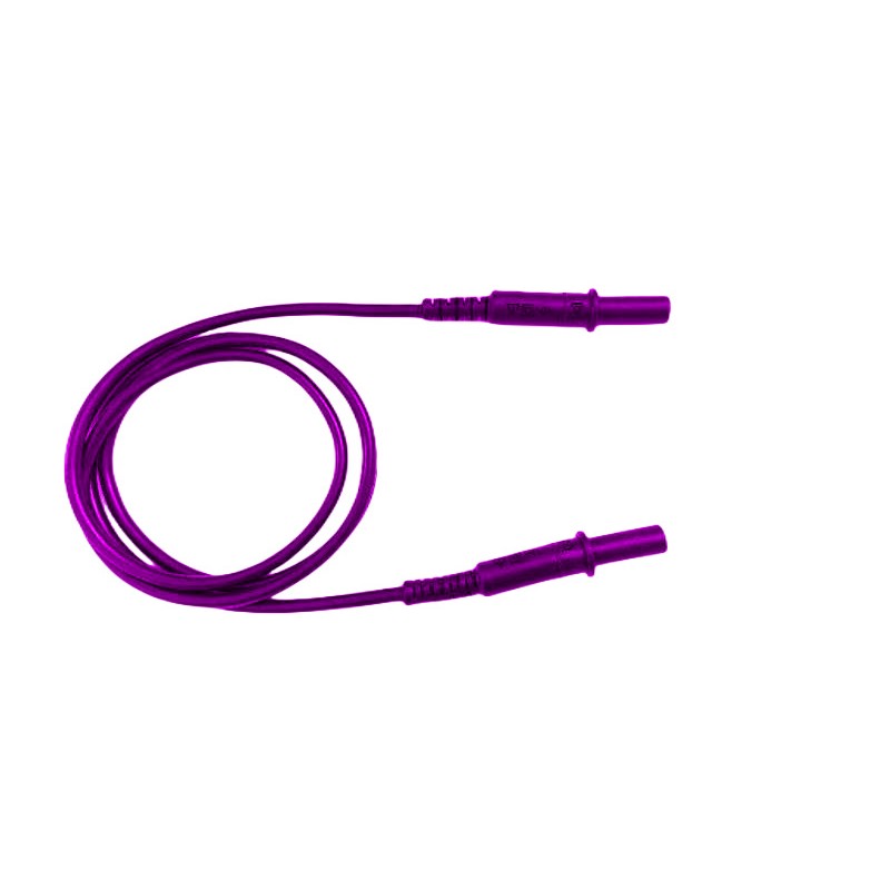 1 pcs - RS PRO Test Leads, 10A, 1000V, Purple, 3m Lead Length