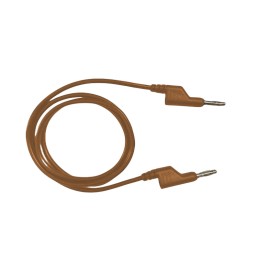 1 pcs - RS PRO Test Leads, 10A, 1000V, Brown, 250mm Lead Length