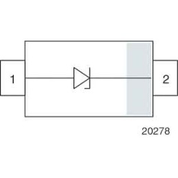 50 pcs - Vishay VTVS15ASMF-M3-08, Uni-Directional TVS Diode, 400W, 2-Pin DO-219AB