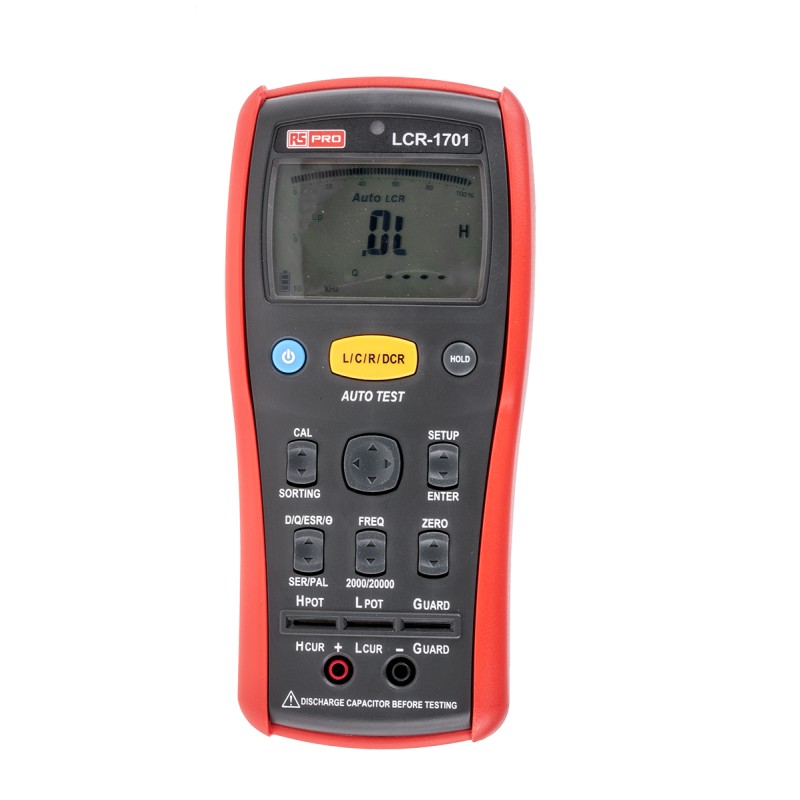 1 pcs - RS PRO Handheld LCR Meter 20mF, 200 MΩ, 20000H With RS Calibration