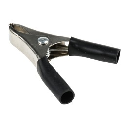 1 pcs - Mueller Electric Crocodile Clip, Copper Contact, 20A, Black