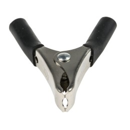 1 pcs - Mueller Electric Crocodile Clip, Copper Contact, 20A, Black