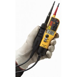 1 pcs - Fluke T150, LCD Voltage tester, 690V, Continuity Check, Battery Powered, CAT III 690V