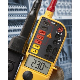 1 pcs - Fluke T150, LCD Voltage tester, 690V, Continuity Check, Battery Powered, CAT III 690V