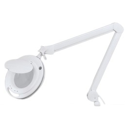 1 pcs - RS PRO LED Magnifying Lamp with Table Clamp Mount, 3 dpt, 5dioptre, 125mm Lens Dia., 125mm Lens
