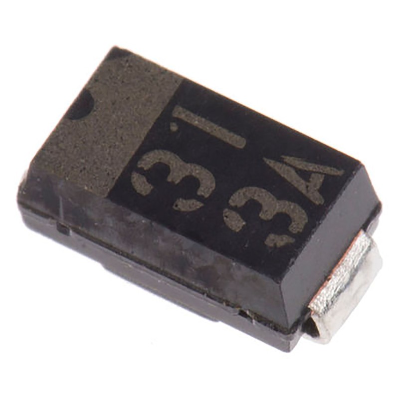 50 pcs - ROHM, 27V Zener Diode 1 W SMT 2-Pin SOD-106