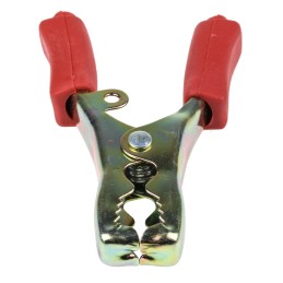1 pcs - Mueller Electric Crocodile Clip, 40A, Red
