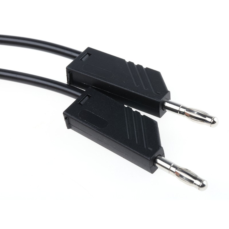 1 pcs - Hirschmann Test & Measurement, 16A, 60V dc, Black, 1.5m Lead Length