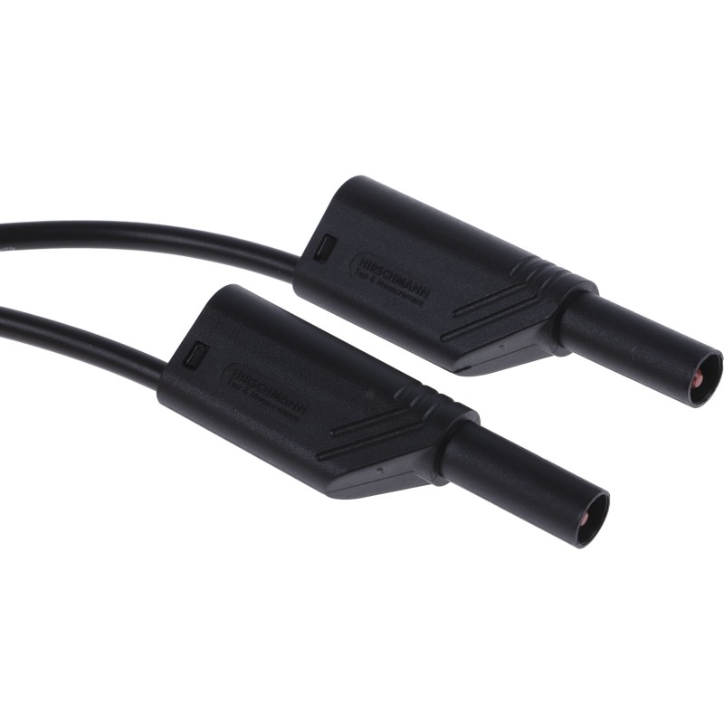 1 pcs - Hirschmann Test & Measurement, 16A, 1000V ac/dc, Black, 2m Lead Length