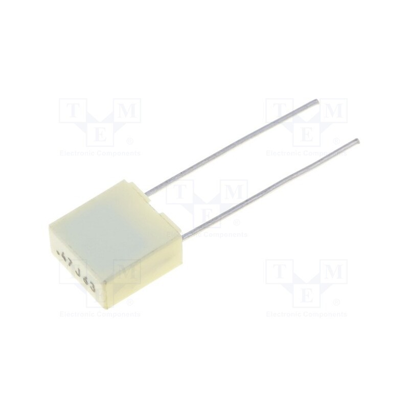 10 pcs x KEMET - R82DC3470DQ60J - Capacitor: polyester, 470nF, 40VAC, 63VDC, 5mm, ±5%, 7.2x3.5x7.5mm
