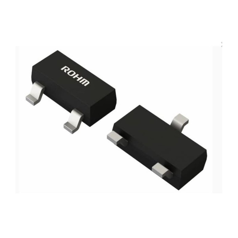 50 pcs - ROHM SST4401HZGT116 3 NPN Transistor, 600 mA, 40 V SOT-23