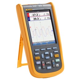 1 pcs - Fluke 124B ScopeMeter 120B Series Digital Handheld Oscilloscope, 2 Analogue Channels, 40MHz