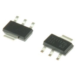 50 pcs - Taiwan Semiconductor TS1117BCW33 RPG, 1 Low Dropout Voltage, Voltage Regulator 800mA, 3.3 V 4-Pin, SOT-223