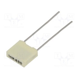 10 pcs x KEMET - R82MC1100DQ50K - Capacitor: polyester, 1nF, 200VAC, 400VDC, 5mm, ±10%, 7.2x2.5x6.5mm