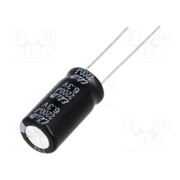 10 pcs x Elite - PF0J222MNN1020 - Capacitor: electrolytic, THT, 2200uF, 6.3VDC, Ø10x20mm, Pitch: 5mm