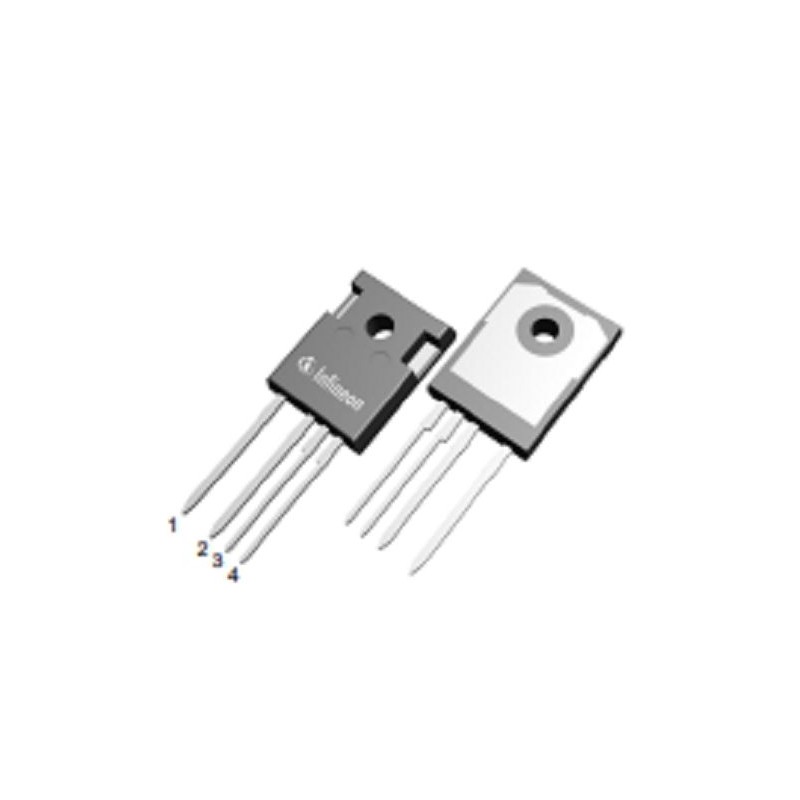 2 pcs - N-Channel MOSFET, 225 A, 1200 V, 4-Pin TO-247-4 Infineon IMZA120R007M1HXKSA1