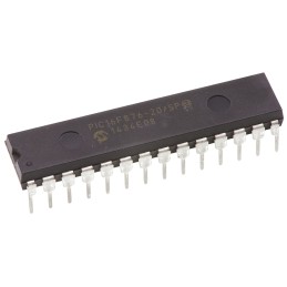 25 pcs - Microchip PIC16F876-20/SP, 8bit PIC Microcontroller, PIC16F, 20MHz, 256 x 8 words, 8K x 14 words Flash, 28-Pin SPDIP