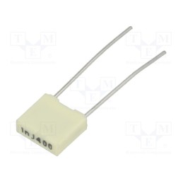 10 pcs x KEMET - R82MC1100DQ50J - Capacitor: polyester, 1nF, 200VAC, 400VDC, 5mm, ±5%, 7.2x2.5x6.5mm