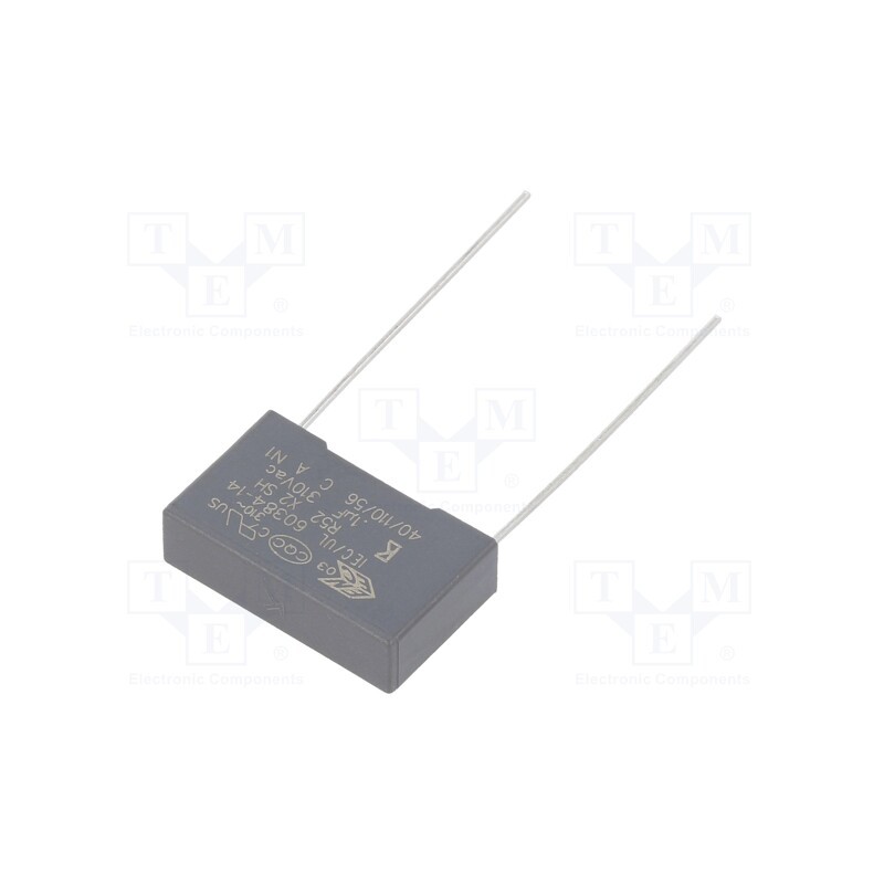 10 pcs x KEMET - R523I310050P0K - Capacitor: polypropylene, 100nF, 18x11x5mm, ±10%, 15mm, -40÷110°C