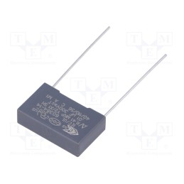 10 pcs x KEMET - R413I210050T0K - Capacitor: polypropylene, 10nF, 18x5x11mm, THT, ±10%, 15mm, 1500VDC