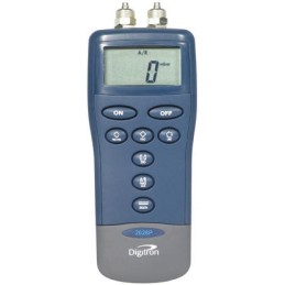 1 pcs - Digitron 2000P Differential Digital Pressure Meter With 2 Pressure Port/s, Max Pressure Measurement 1bar
