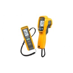 1 pcs - Fluke 62 MAX + 417D Infrared Thermometer Bundle, -30°C Min, ±2 mm Accuracy, °C and °F Measurements