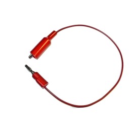 1 pcs - Mueller Electric Crocodile Clip Lead, 10A, 300V, Red, 300mm Lead Length