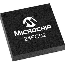 50 pcs - Microchip 24FC02T-I/MUY, 2kbit EEPROM Memory Chip, 3500ns 8-Pin UDFN Serial-2 Wire