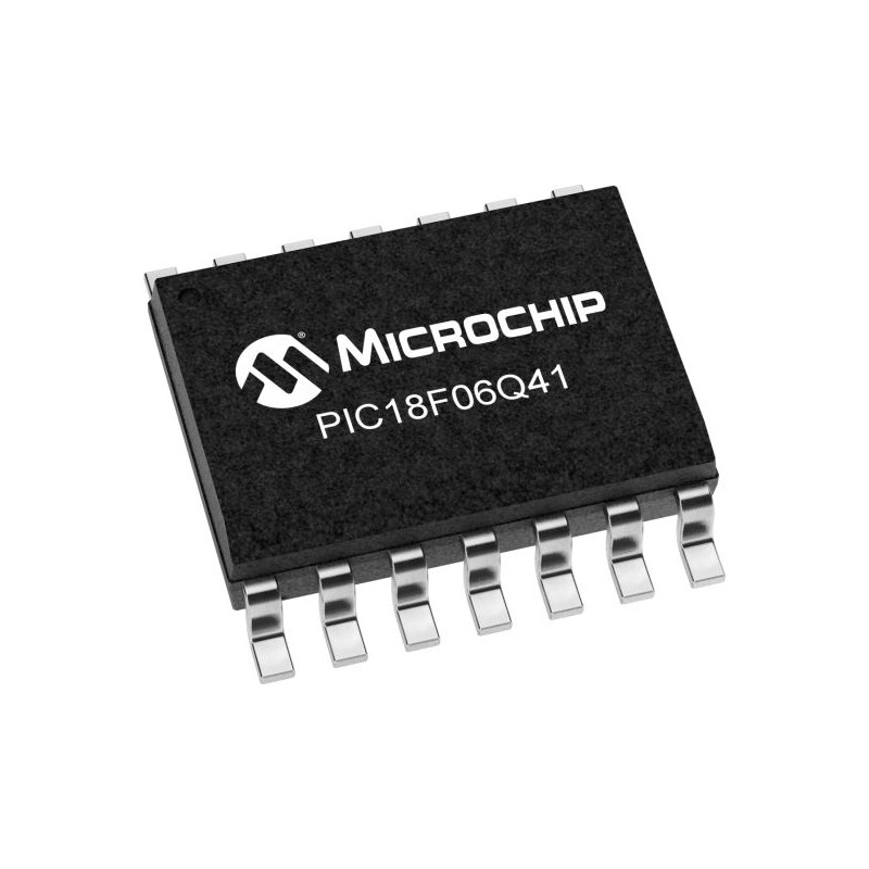 5 pcs - Microchip PIC18F06Q41-I/SL, 8bit PIC18F Microcontroller MCU, PIC18, 64MHz, 64 kB Flash, 14-Pin SOIC