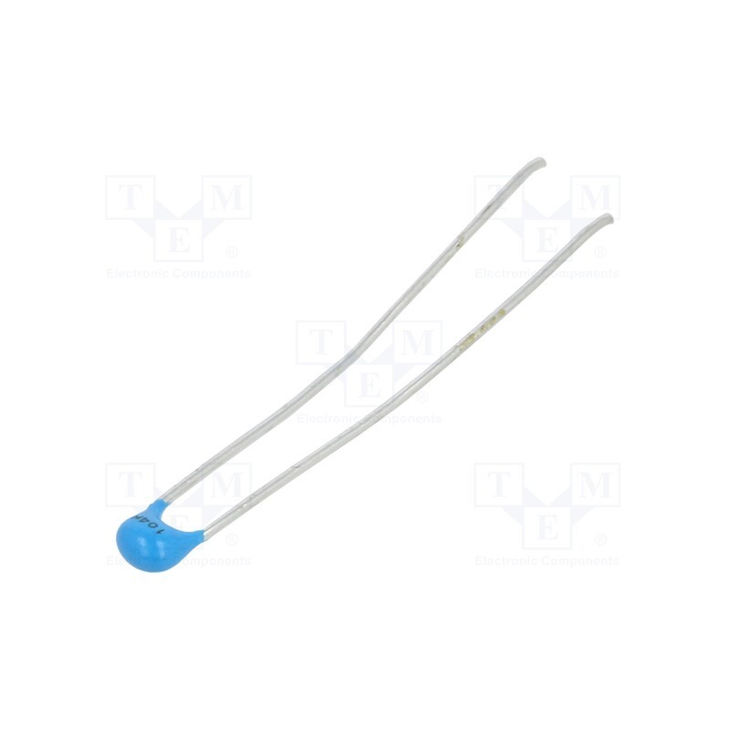 10 pcs x MURATA - RCER71H104K0DBH03A - Capacitor: ceramic, 100nF, 50V, X7R, ±10%, THT, 2.5mm