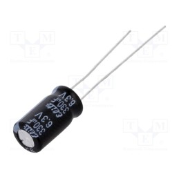 20 pcs x Elite - PF0J331MNN6311U - Capacitor: electrolytic, THT, 330uF, 6.3VDC, Ø6.3x11mm, ±20%, 2000h