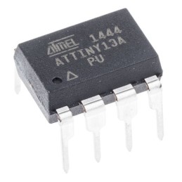 25 pcs - Microchip ATTINY13A-PU, 8bit AVR Microcontroller, ATtiny13, 20MHz, 1 kB Flash, 8-Pin PDIP