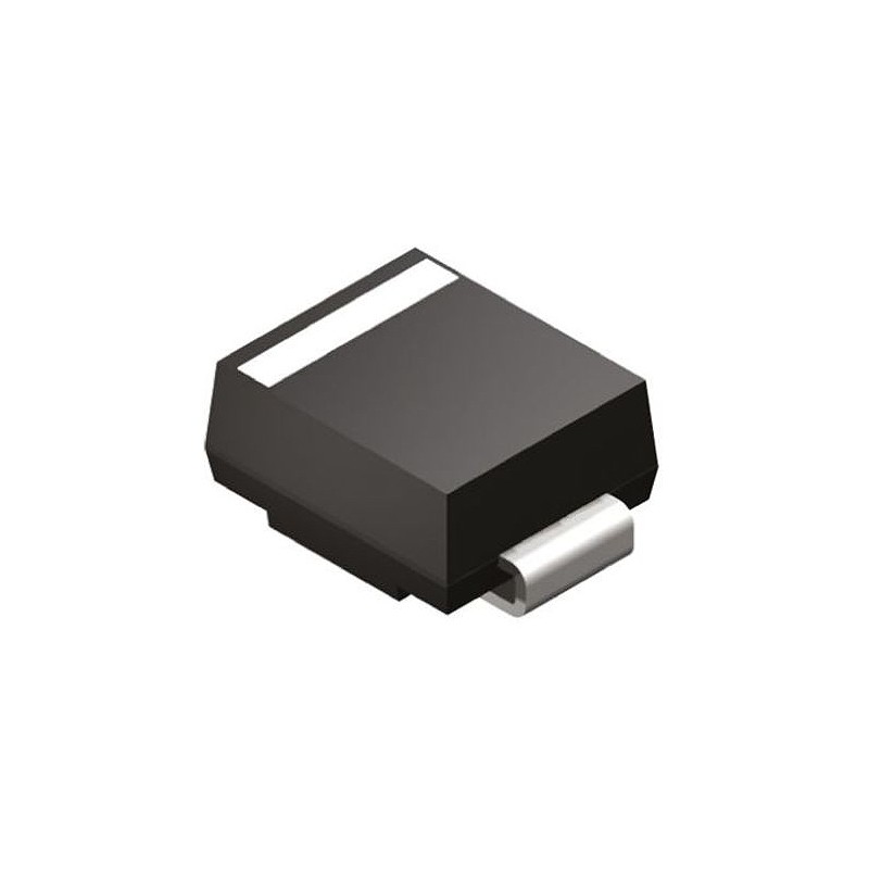 50 pcs - Diodes Inc SMBJ12CA-13-F, Bi-Directional TVS Diode, 600W, 2-Pin DO-214AA