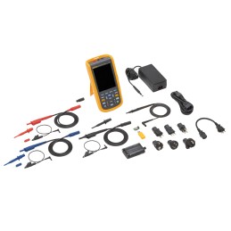1 pcs - Fluke 124B ScopeMeter 120B Series Digital Handheld Oscilloscope, 2 Analogue Channels, 40MHz - UKAS Calibrated