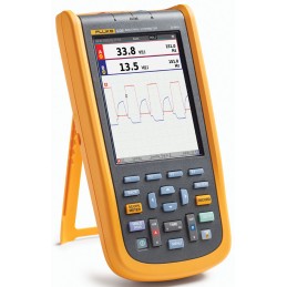 1 pcs - Fluke 125B ScopeMeter 120B Series Digital Handheld Oscilloscope, 2 Analogue Channels, 40MHz - RS Calibrated
