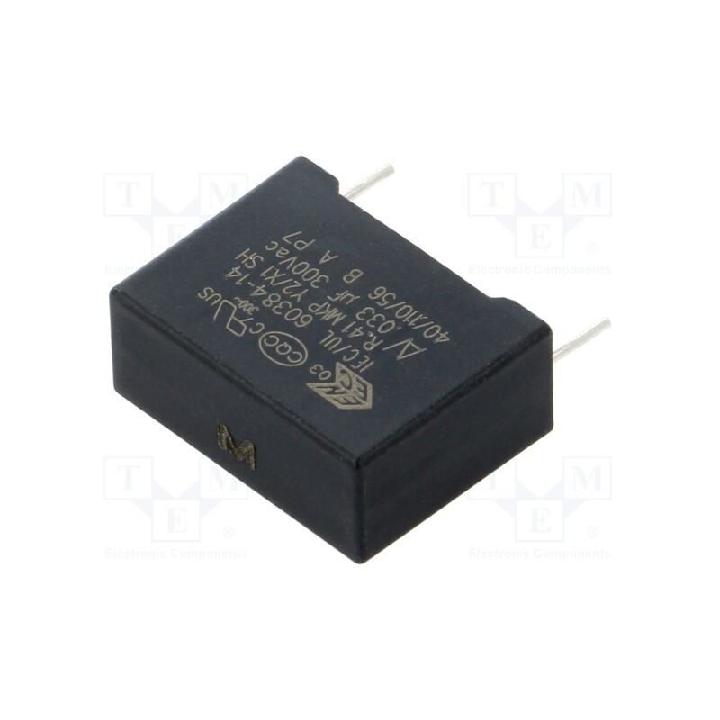 1000 pcs x KEMET - R413I233000M1M - Capacitor: polypropylene, 33nF, 18x7.5x13.5mm, THT, ±20%, 15mm