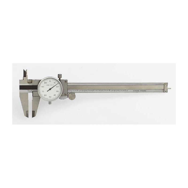 1 pcs - RS PRO 200mm Dial Caliper Caliper 0.02 mm Resolution, Metric With UKAS Calibration
