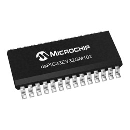 2 pcs - dsPIC33EV32GM102-I/SO Microchip, 16bit Digital Signal Processor 25MHz 32 kB Flash 28-Pin SOIC